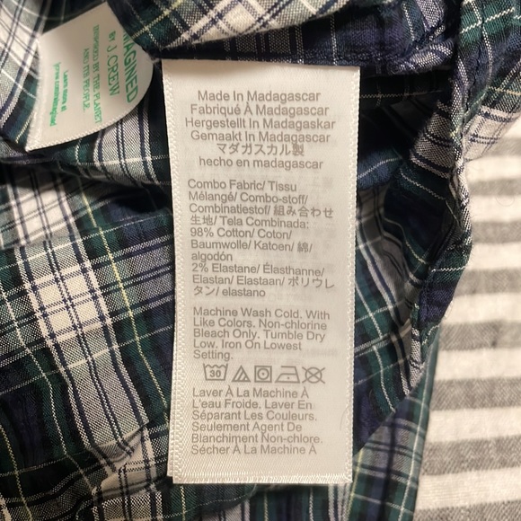J.CREW Men’s Slim Plaid Flex Washed Long Sleeve Casual Shirt - Picture 7 of 10